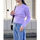 衿付きシャギーニットプルオーバー | Jewelobe | 詳細画像18 