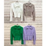 衿付きシャギーニットプルオーバー | Jewelobe | 詳細画像19 