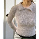 衿付きシャギーニットプルオーバー | Jewelobe | 詳細画像8 