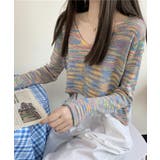 ミックスヤーンクロップドニットプルオーバー | Jewelobe | 詳細画像3 