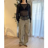 フリンジメッシュトップス | Jewelobe | 詳細画像11