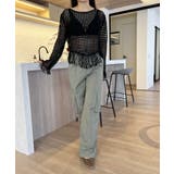 フリンジメッシュトップス | Jewelobe | 詳細画像14