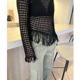 フリンジメッシュトップス | Jewelobe | 詳細画像17