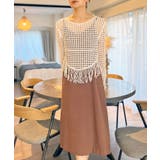 フリンジメッシュトップス | Jewelobe | 詳細画像2