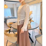 フリンジメッシュトップス | Jewelobe | 詳細画像3