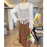 フリンジメッシュトップス | Jewelobe | 詳細画像5