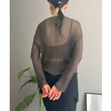 Vネック透かし編みルーズニットプルオーバー | Jewelobe | 詳細画像13 