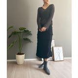 Vネック透かし編みルーズニットプルオーバー | Jewelobe | 詳細画像18 