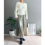 シャギーニットカシュクールボレロ＆イレヘムキャミソールアンサンブル | Jewelobe | 詳細画像10 