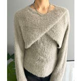 シャギーニットカシュクールボレロ＆イレヘムキャミソールアンサンブル | Jewelobe | 詳細画像21 