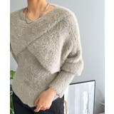 シャギーニットカシュクールボレロ＆イレヘムキャミソールアンサンブル | Jewelobe | 詳細画像22 