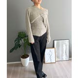 シャギーニットカシュクールボレロ＆イレヘムキャミソールアンサンブル | Jewelobe | 詳細画像23 