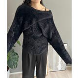 シャギーニットカシュクールボレロ＆イレヘムキャミソールアンサンブル | Jewelobe | 詳細画像32 