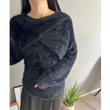 シャギーニットカシュクールボレロ＆イレヘムキャミソールアンサンブル | Jewelobe | 詳細画像34 