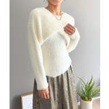 シャギーニットカシュクールボレロ＆イレヘムキャミソールアンサンブル | Jewelobe | 詳細画像5 