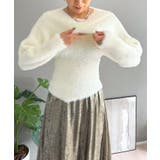 シャギーニットカシュクールボレロ＆イレヘムキャミソールアンサンブル | Jewelobe | 詳細画像6 