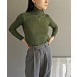 ワイドリブタイトタートルニットトップス | Jewelobe | 詳細画像12 