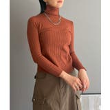 ワイドリブタイトタートルニットトップス | Jewelobe | 詳細画像20 