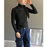 ワイドリブタイトタートルニットトップス | Jewelobe | 詳細画像28 