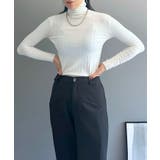 ワイドリブタイトタートルニットトップス | Jewelobe | 詳細画像4 