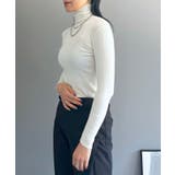 ワイドリブタイトタートルニットトップス | Jewelobe | 詳細画像5 