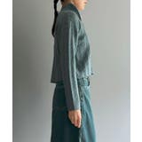 ナローケーブルハーフジップニットトップス | Jewelobe | 詳細画像15 