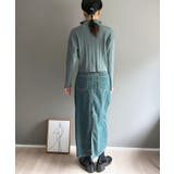 ナローケーブルハーフジップニットトップス | Jewelobe | 詳細画像17 