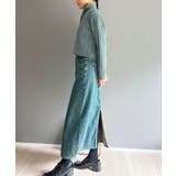 ナローケーブルハーフジップニットトップス | Jewelobe | 詳細画像19 