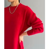 モヘアライクカーブヘムオーバーニット | Jewelobe | 詳細画像18 