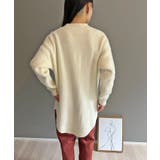 モヘアライクカーブヘムオーバーニット | Jewelobe | 詳細画像2 