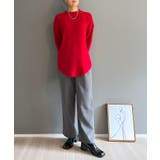 モヘアライクカーブヘムオーバーニット | Jewelobe | 詳細画像20 