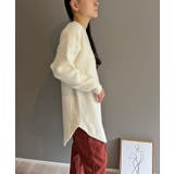 モヘアライクカーブヘムオーバーニット | Jewelobe | 詳細画像3 