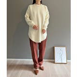 モヘアライクカーブヘムオーバーニット | Jewelobe | 詳細画像5 