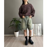 ワッフル編みVネックルーズニット | Jewelobe | 詳細画像29 