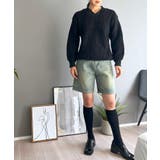 ワッフル編みVネックルーズニット | Jewelobe | 詳細画像40 