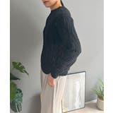 透かし柄編みモヘアライクニットプルオーバー | Jewelobe | 詳細画像21 