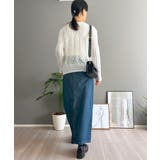 透かし柄編みモヘアライクニットプルオーバー | Jewelobe | 詳細画像6 