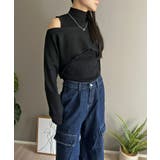 ショートボレロ×ハイネックノースリニット アンサンブル | Jewelobe | 詳細画像23