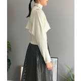 ショートボレロ×ハイネックノースリニット アンサンブル | Jewelobe | 詳細画像4