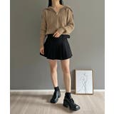 ハーフジップワイドカラーニットプルオーバー | Jewelobe | 詳細画像12 