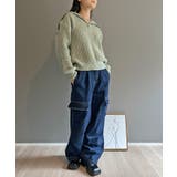 ハーフジップワイドカラーニットプルオーバー | Jewelobe | 詳細画像20 