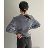 ハーフジップワイドカラーニットプルオーバー | Jewelobe | 詳細画像23 