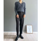 ハーフジップワイドカラーニットプルオーバー | Jewelobe | 詳細画像26 