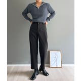 ハーフジップワイドカラーニットプルオーバー | Jewelobe | 詳細画像29 