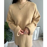 ロールアップスリーブオーバーミドルニット | Jewelobe | 詳細画像11 