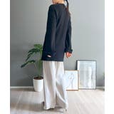 ロールアップスリーブオーバーミドルニット | Jewelobe | 詳細画像26 