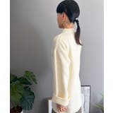 ロールアップスリーブオーバーミドルニット | Jewelobe | 詳細画像3 