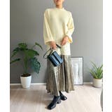 ロールアップスリーブオーバーミドルニット | Jewelobe | 詳細画像8 