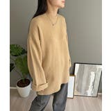 ロールアップスリーブオーバーミドルニット | Jewelobe | 詳細画像9 