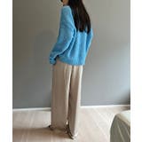 ゆるシルエットVネックブークレーニット | Jewelobe | 詳細画像13 